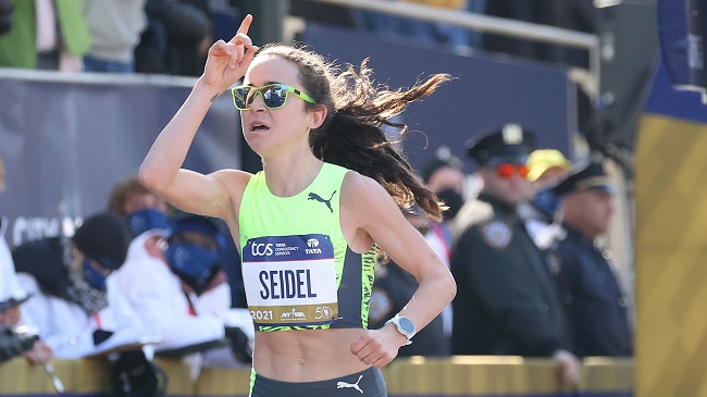 Molly Seidel Drops Out of Boston Marathon